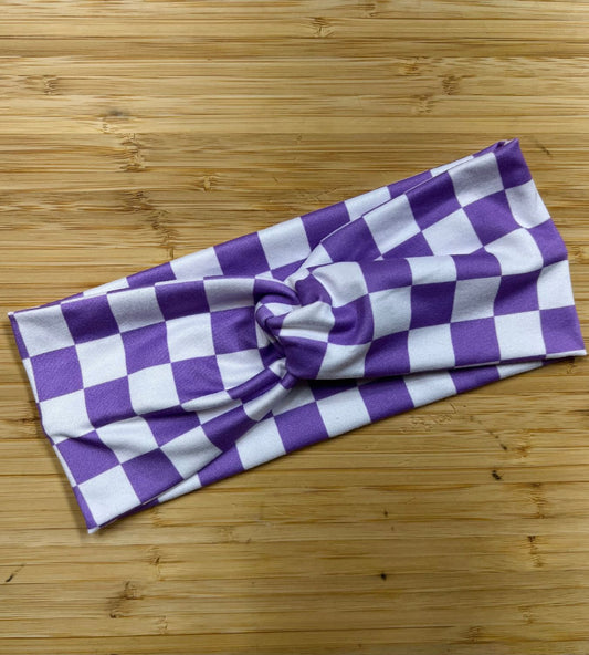 Purple checkered