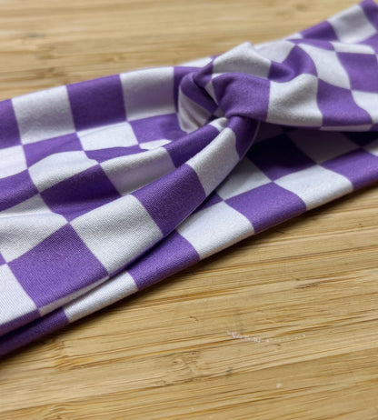 Purple checkered