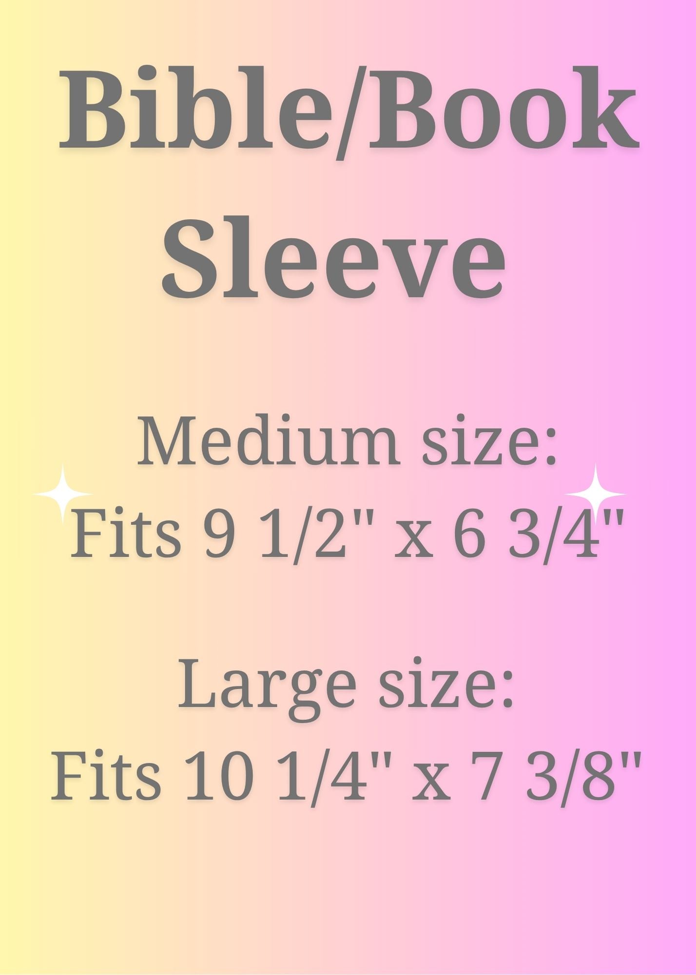 Vintage bible sleeve (Medium)