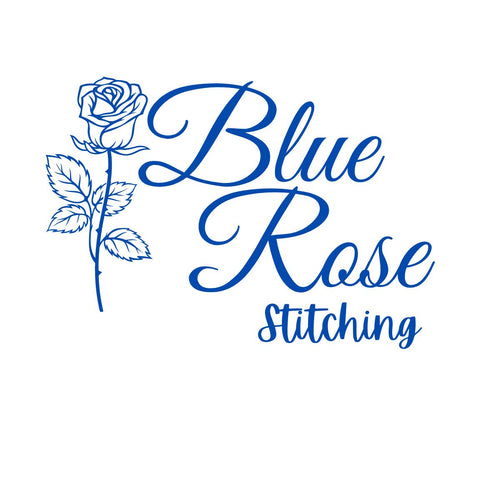 Blue Rose Stitching
