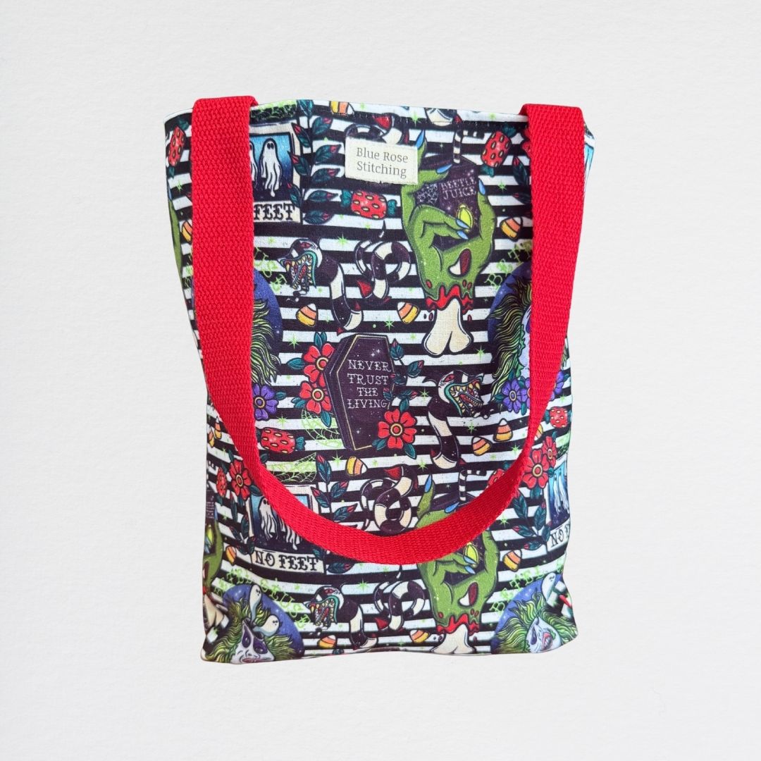 Beetlejuice tote bag