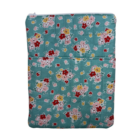 Blue Floral iPad sleeve 11"