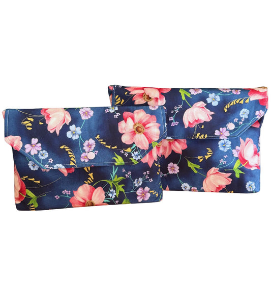 Blue Floral bible sleeve